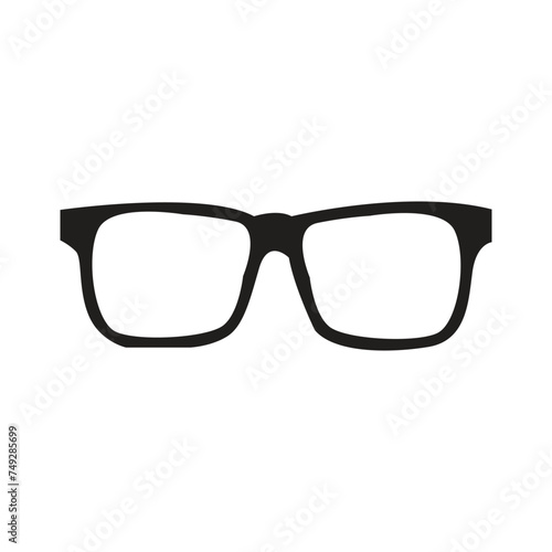 Glasses. Sunglasses. Vector image design with background.
