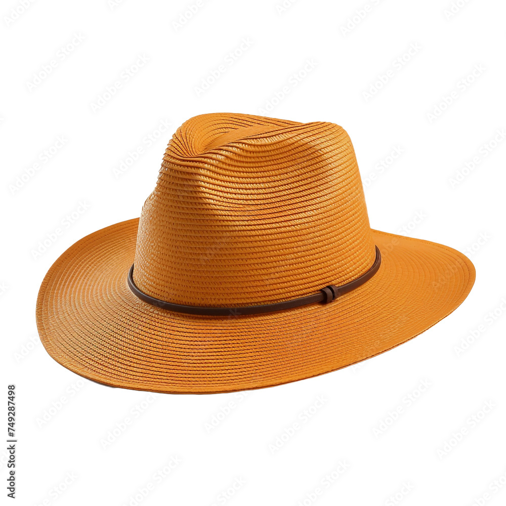Sun hat isolated on transparent background Sun hat isolated on transparent background