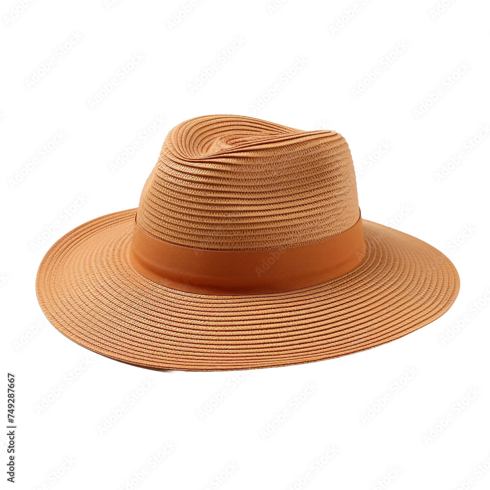 Sun hat isolated on transparent background Sun hat isolated on transparent background