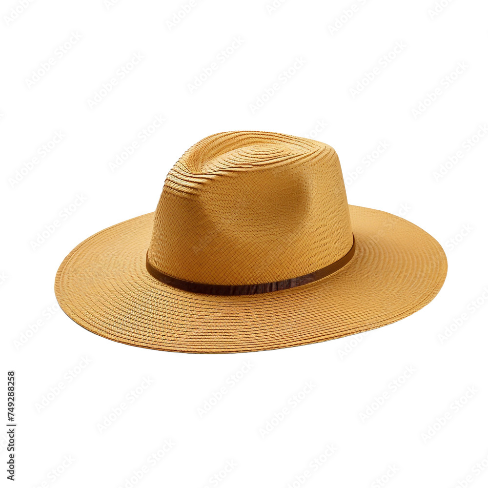 Sun hat isolated on transparent background Sun hat isolated on transparent background