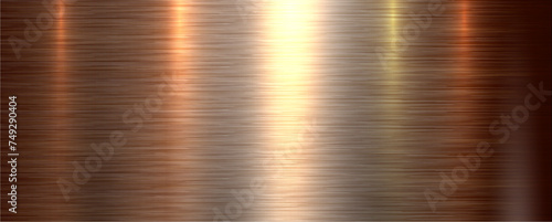Brushed metal texture background, shiny lustrous metallic 3d background.