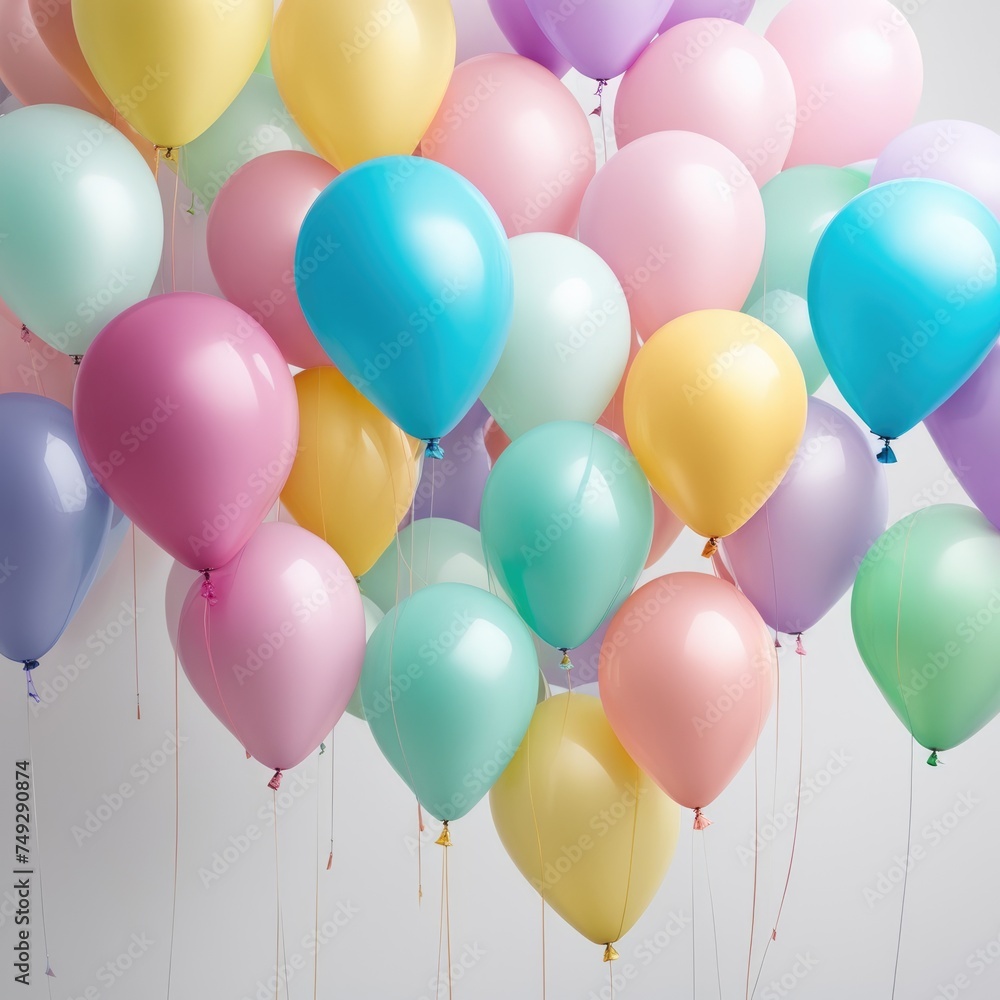 bunch of many colorful festive balloons bunch of many colorful festive balloons