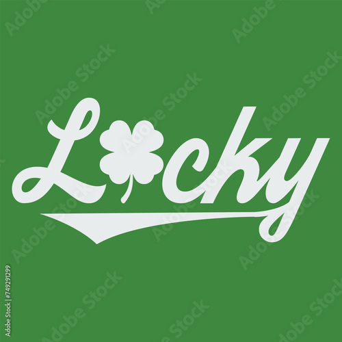 St Patricks Day Shirt Women Shamrock Lucky T-Shirts