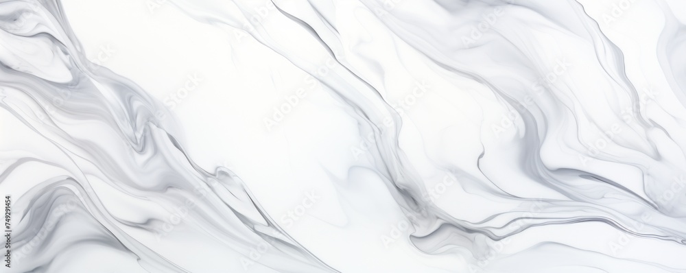 White marble pattern that has the outlines of marble, in the style of luxurious, poured  - obrazy, fototapety, plakaty 