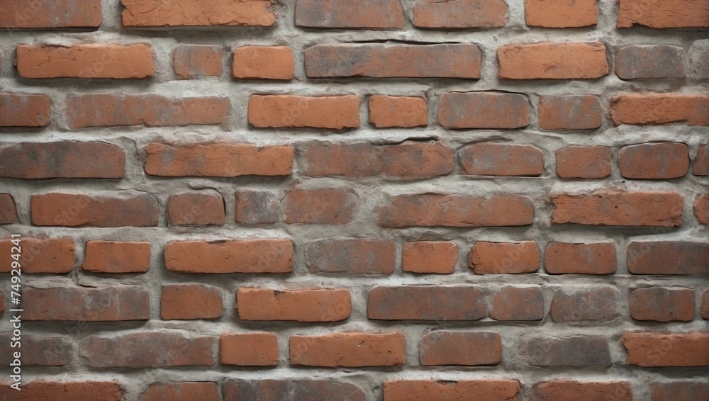  Subtle Brown Brick Wall Background Texture. AI Generated