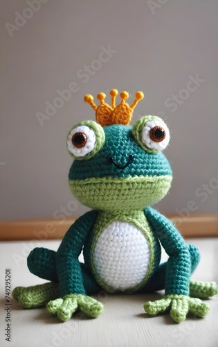 crochet frog pattern, amigurumi forg pattern © propiks