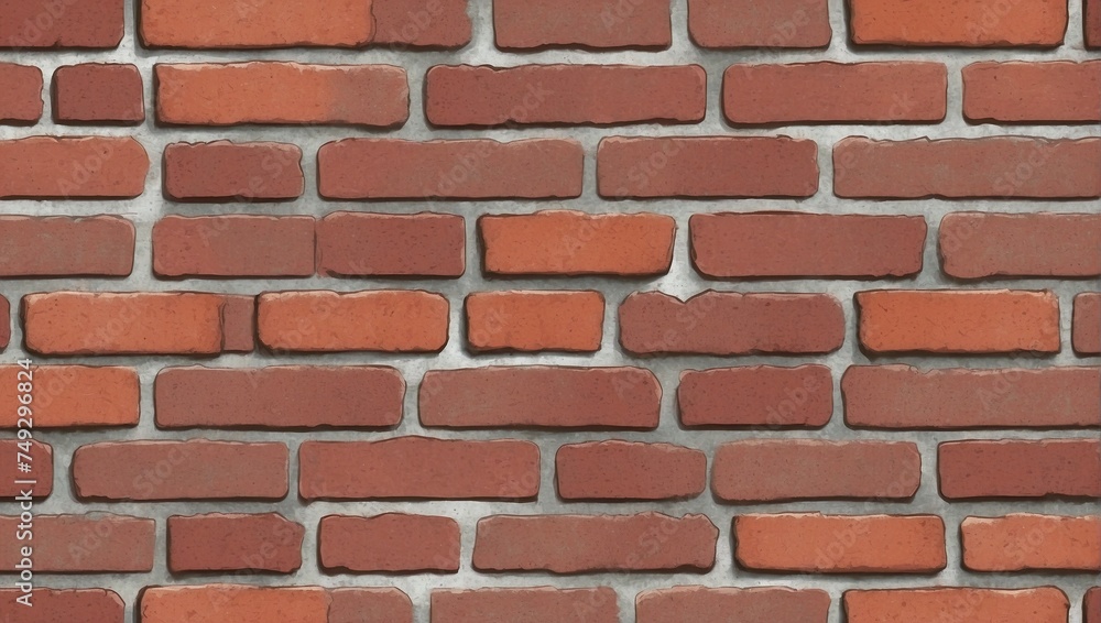 Textured Brown Brick Wall Background. AI Generated Textured Brown Brick Wall Background. AI Generated