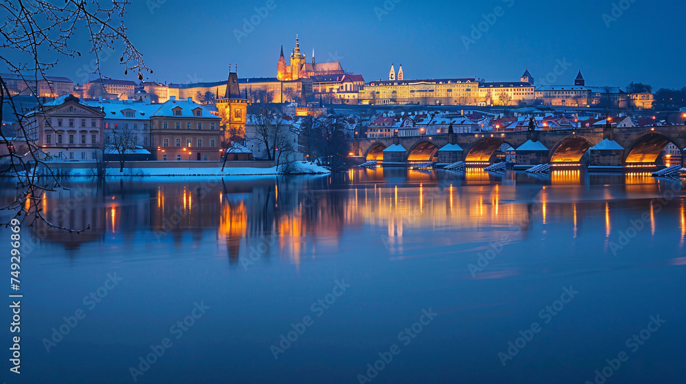 View of Prague castle