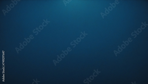 Blue grainy gradient background, noise texture effect, dark abstract web banner design, copy space photo