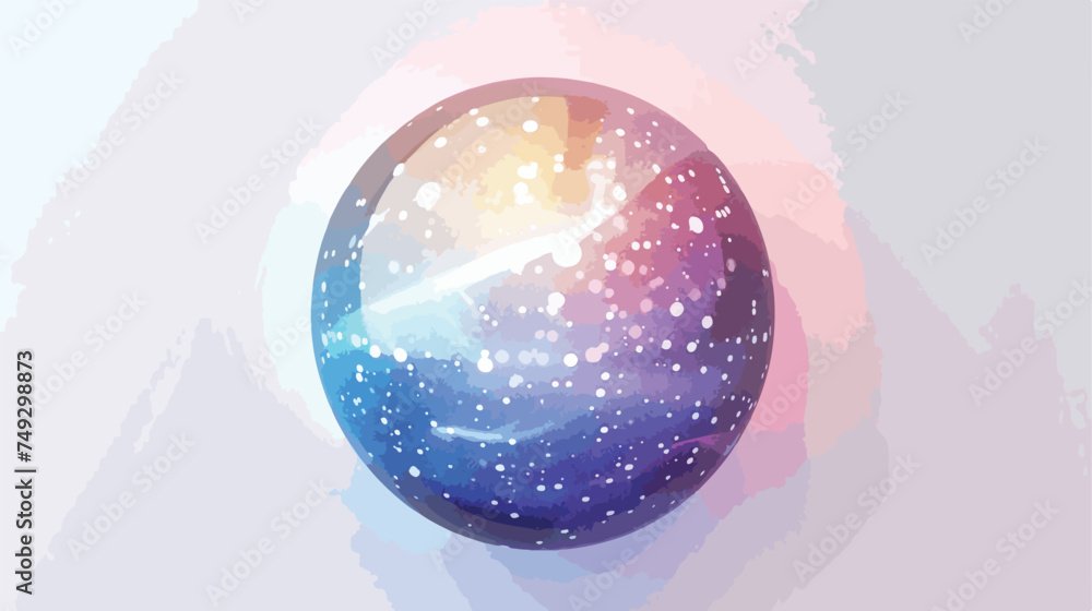 Vector light circle icon. white background isolated