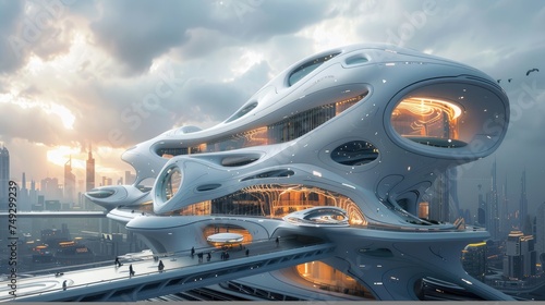 Contemporary Futuristic Urban Architecture