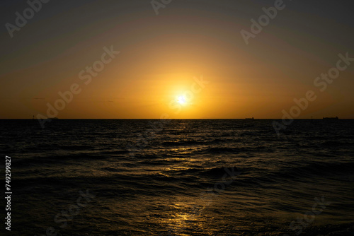 Brighton Beach Sunset Australia ブライトンビーチ 日没 オーストラリア © Naohiro