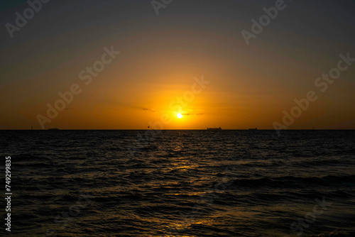 Brighton Beach Sunset Australia ブライトンビーチ　日没　オーストラリア © Naohiro