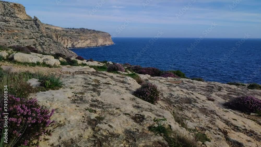 Beautiful view of the cliffs near the Blue grotto, Malta Beautiful view of the cliffs near the Blue grotto, Malta
