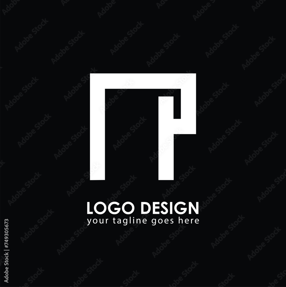 NP NP Logo Design, Creative Minimal Letter NP NP Monogram NP NP Logo Design, Creative Minimal Letter NP NP Monogram