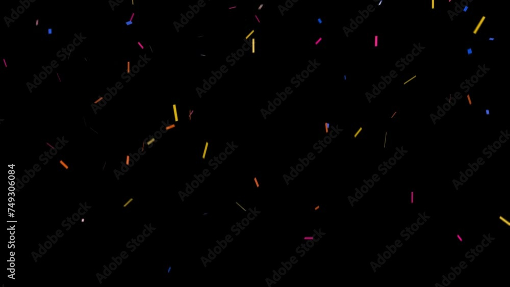 Confetti video with Alpha Channel HD version Confetti video with Alpha Channel HD version