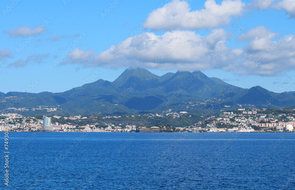 Martinique's landscape in January 9