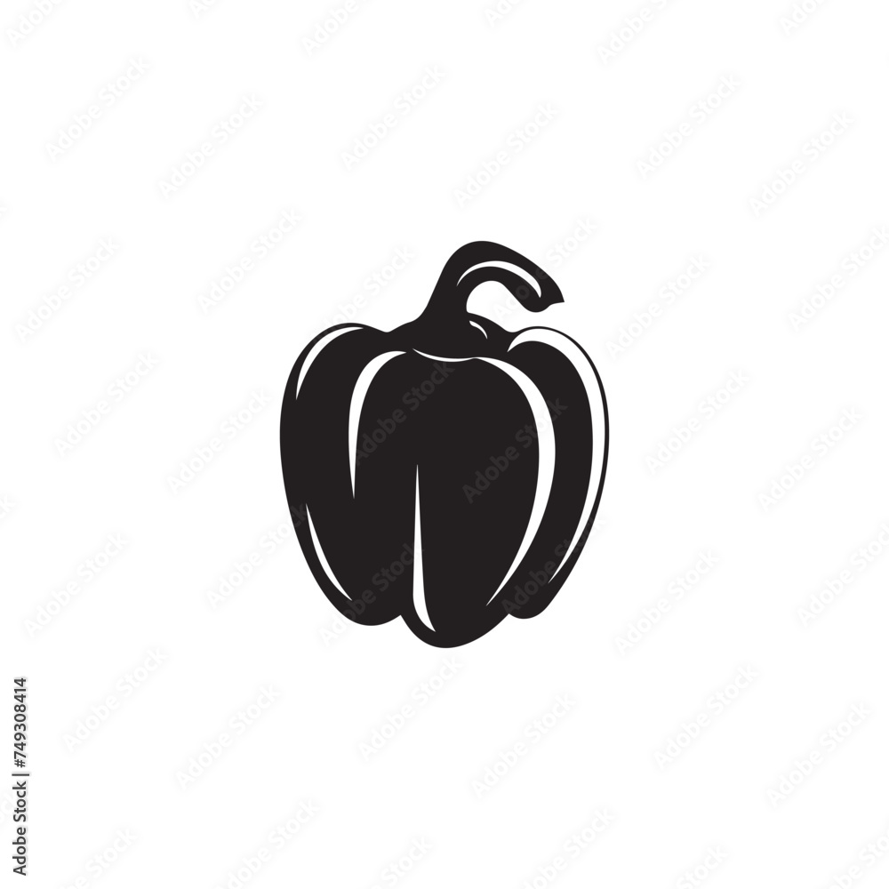 Pepper black icon fresh hot food natural vector design. Pepper black icon fresh hot food natural vector design.