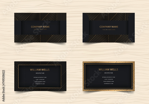 Modern luxury creative and stylish business card design