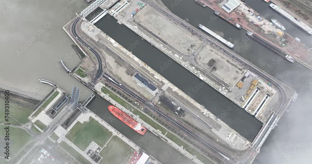 The North Sea Locks Terneuzen Lock Complex or Sea Locks in the Dutch city of Terneuzen provides access from the shipping channel of the Western Scheldt to the Ghent-Terneuzen Canal and thus to the The North Sea Locks Terneuzen Lock Complex or Sea Locks in the Dutch city of Terneuzen provides access from the shipping channel of the Western Scheldt to the Ghent-Terneuzen Canal and thus to the