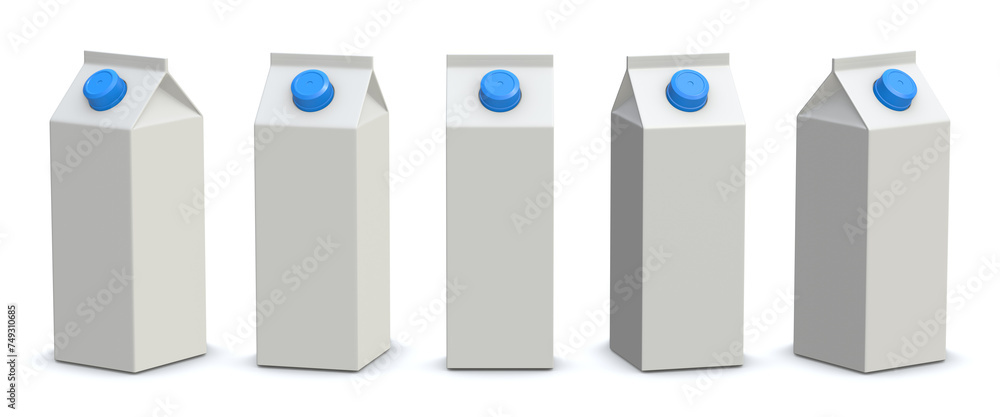 Empty Milk Box Set Empty Milk Box Set