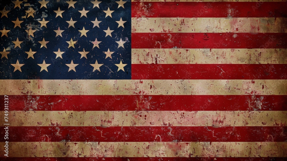 Flag showing the economic impact of U.S.-China relations. Flag showing the economic impact of U.S.-China relations.