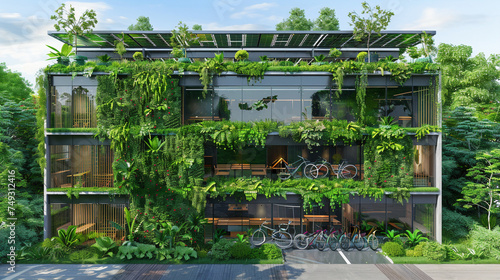Eco-Friendly Office Building Embracing Sustainability