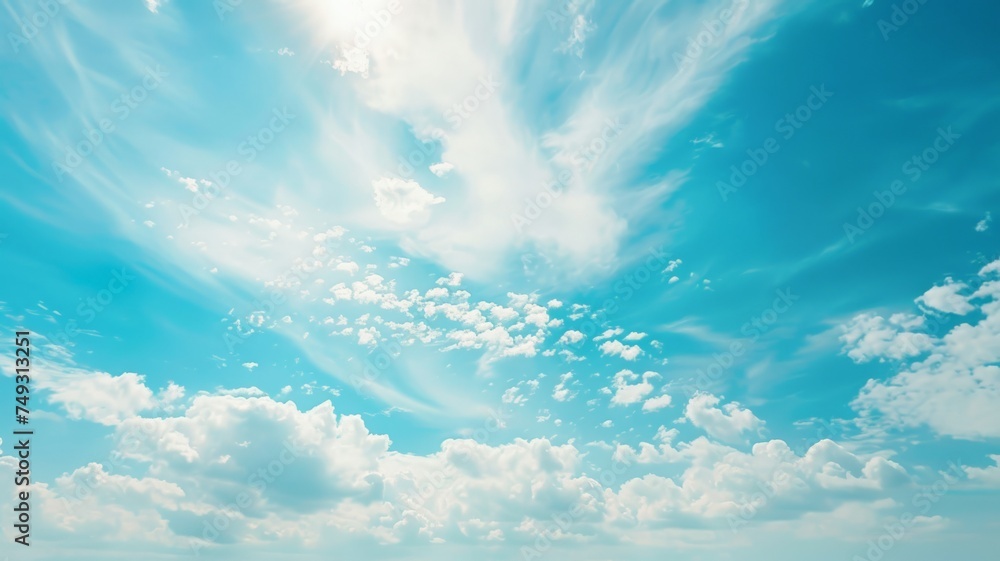 Blue sky clouds gradient light white background bright beauty The sky is clear. In the quiet sunlight. Blue sky clouds gradient light white background bright beauty The sky is clear. In the quiet sunlight.