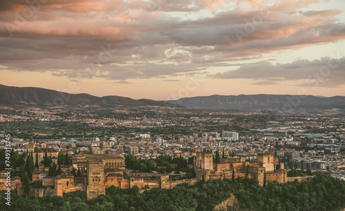 Majestic Alhambra: Icon of Moorish Splendor © Pedro J García