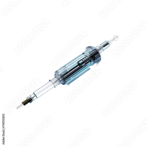 Syringe isolated on transparent background