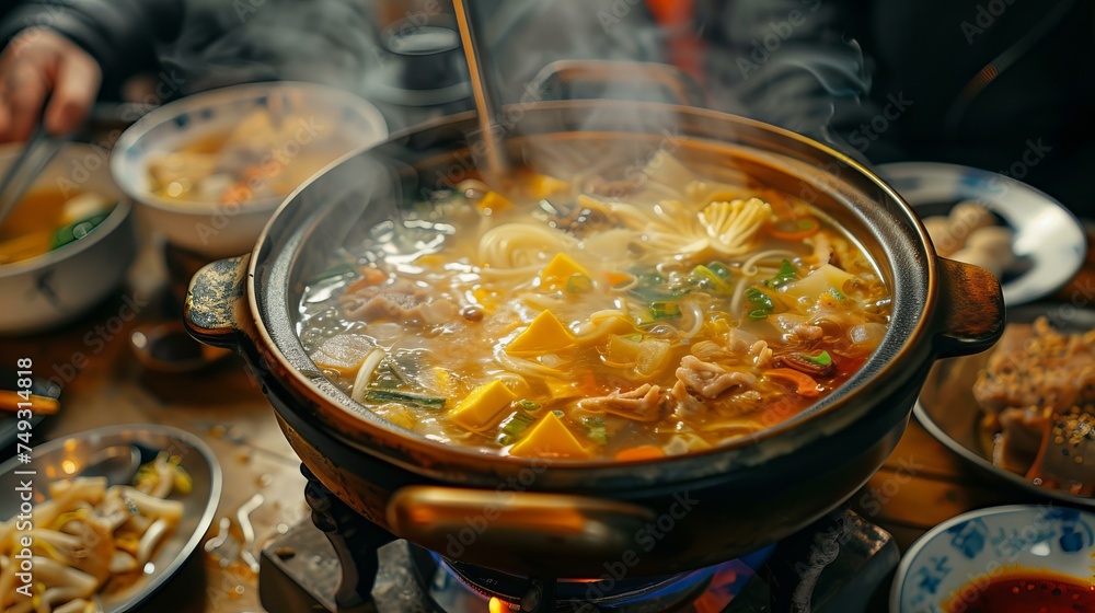 Hot pot traditional soup Hot pot traditional soup