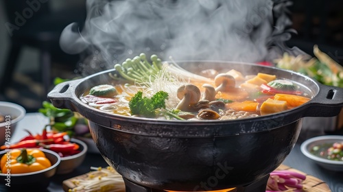 Hot pot traditional soup 