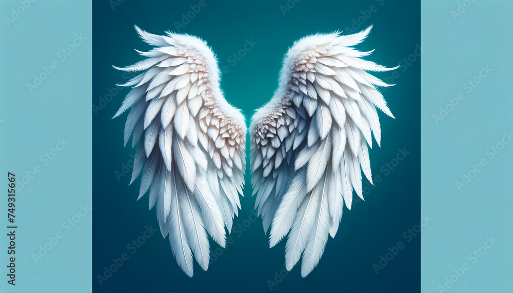Fototapeta premium white dove with heart