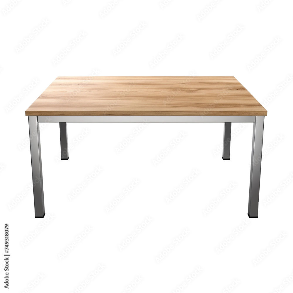 Table isolated on transparent background Table isolated on transparent background