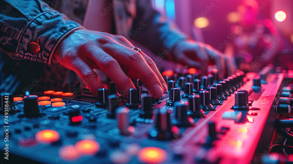 Party Vibes Defocused People Playing Music at a Party Party Vibes Defocused People Playing Music at a Party
