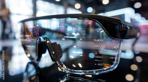 Futuristic Smart Glasses Augmented Reality Display © Digital_Dreamer