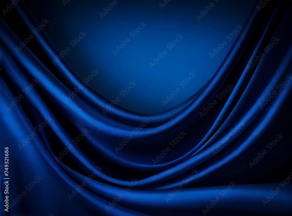 Blue silk background Blue silk background