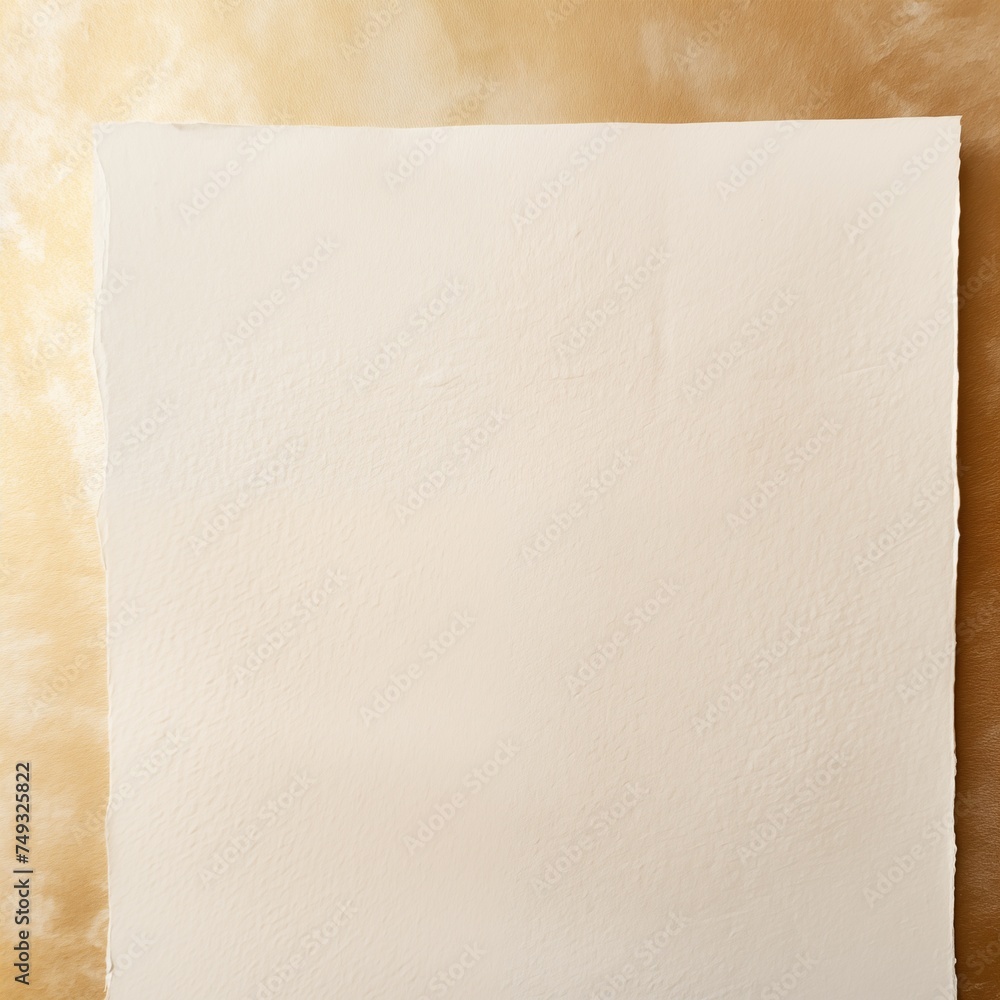 Blank white biege old vintage watercolor paper texture background