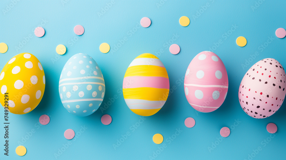 Colorful Easter eggs