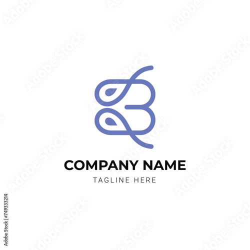 Modern letter logo design for company