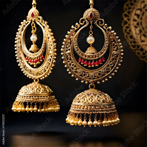 Fashion Earrings Indian Jhumka Jewellery For Girls & Women