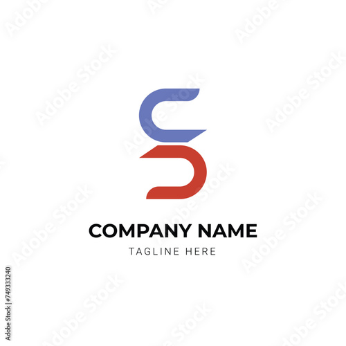 Modern letter logo design for company
