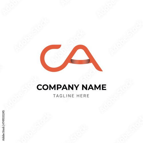 Modern letter logo design for company