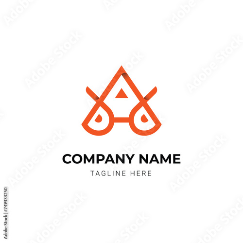 Modern letter logo design for company