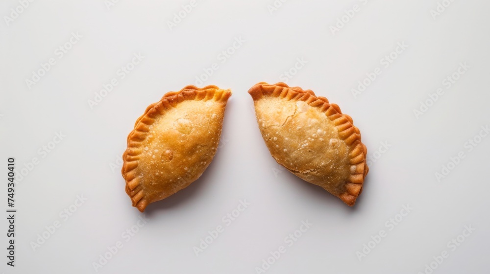 Indian Food Gujiya sweet dumplings