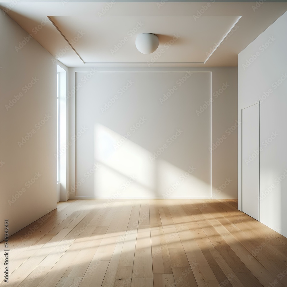 Obraz premium empty room with a window