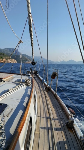 Sailing on the sea 