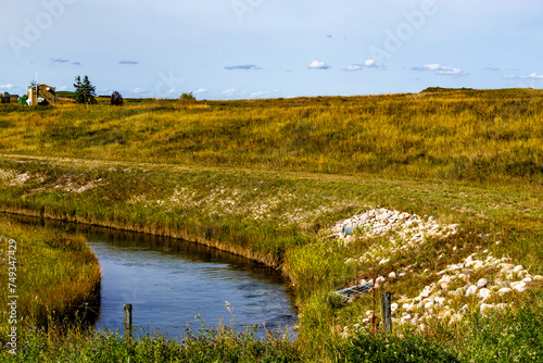 A drive through Wheatland County Alberta Canada photo