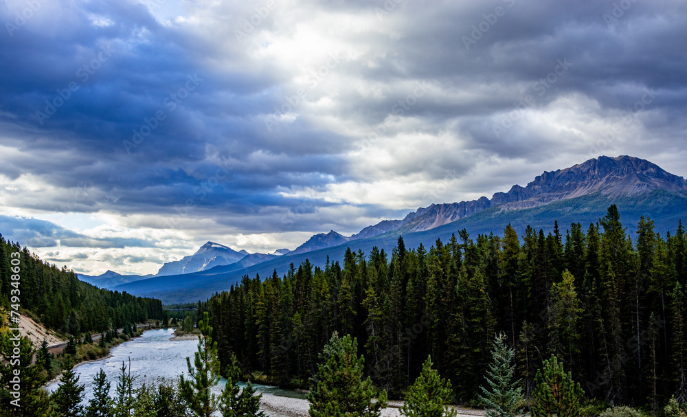 Bow Valley Pkwy Banff National Park Alberta Canada