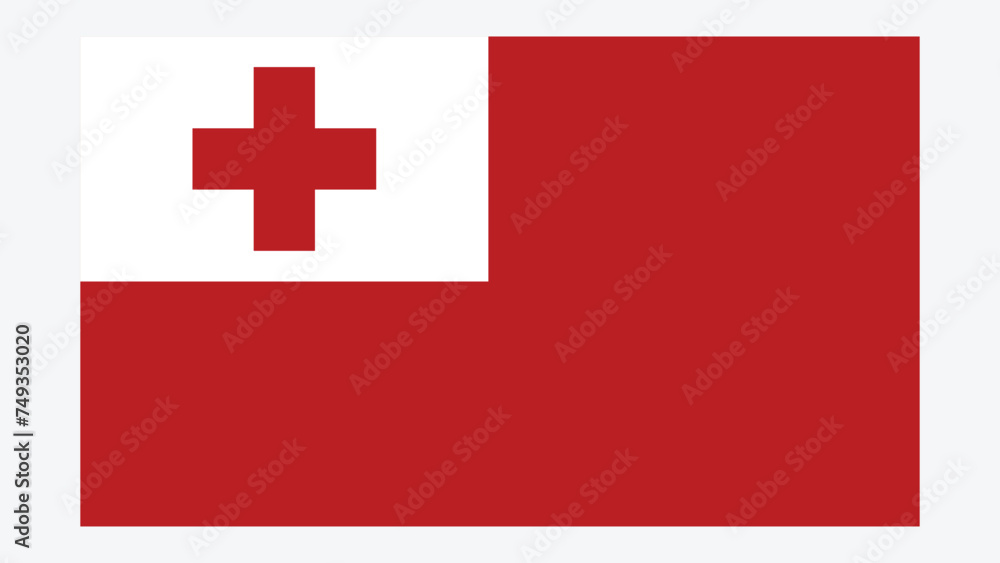 TONGA Flag with Original color